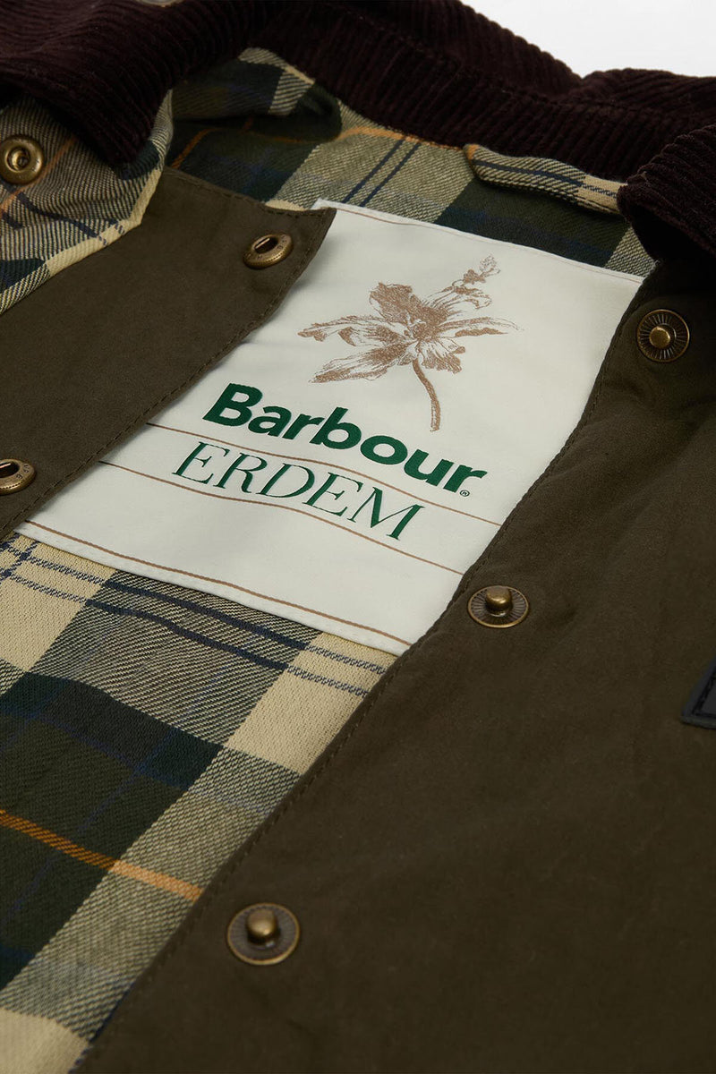 Barbour x ERDEM Reversible Clover Showerproof Trapeze Jacket