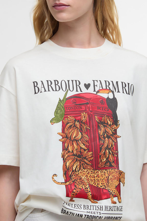 Barbour x FARM Rio Maria Clara Graphic T-Shirt