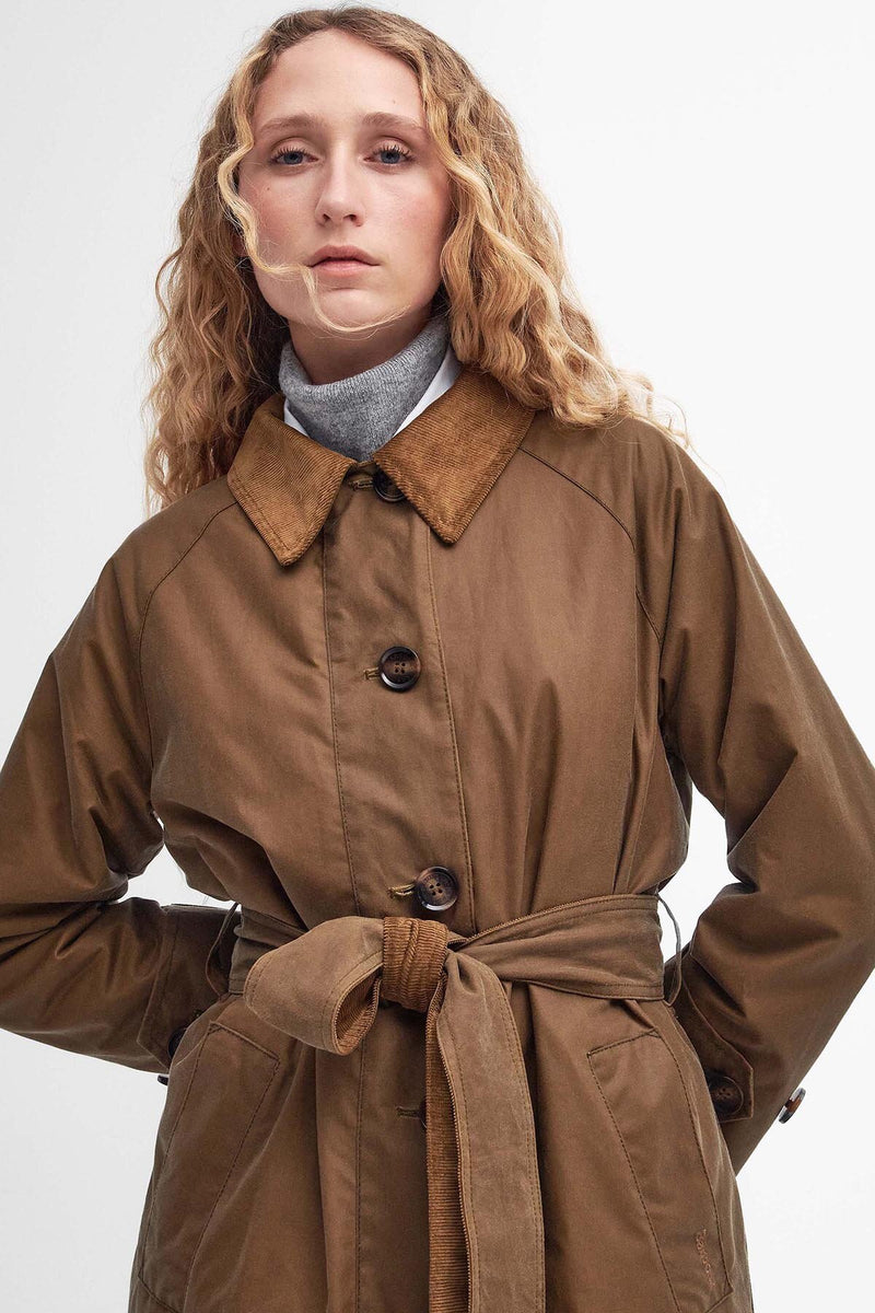 Marianne Waxed Trench Coat