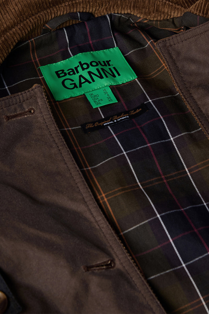 Barbour Ganni Wax Trench