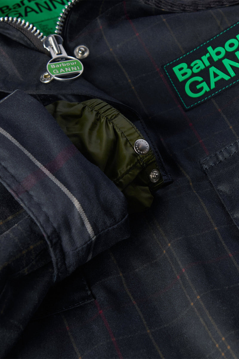 Barbour Ganni Wax Anorak Smock