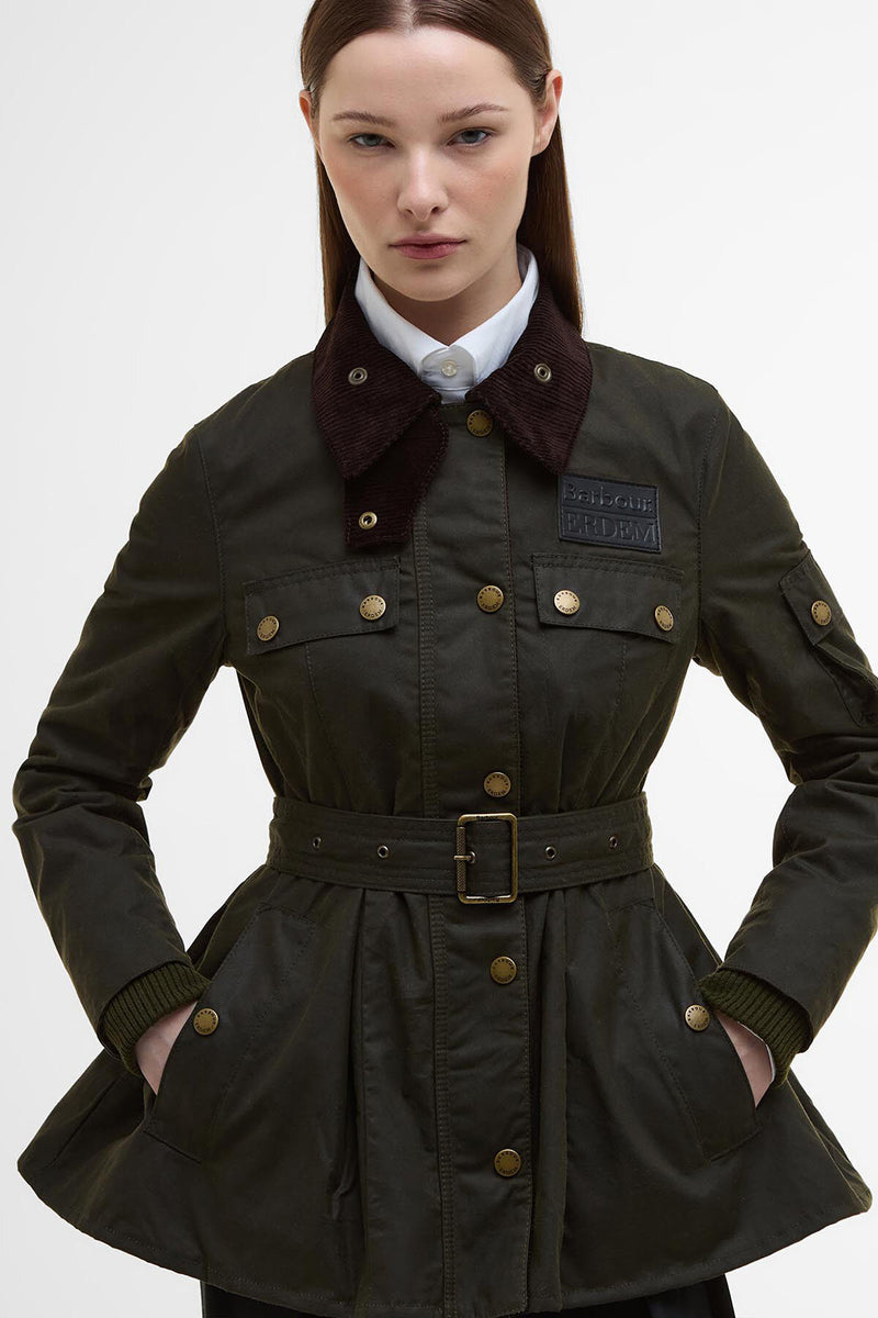 Barbour x ERDEM Constance Waxed Jacket