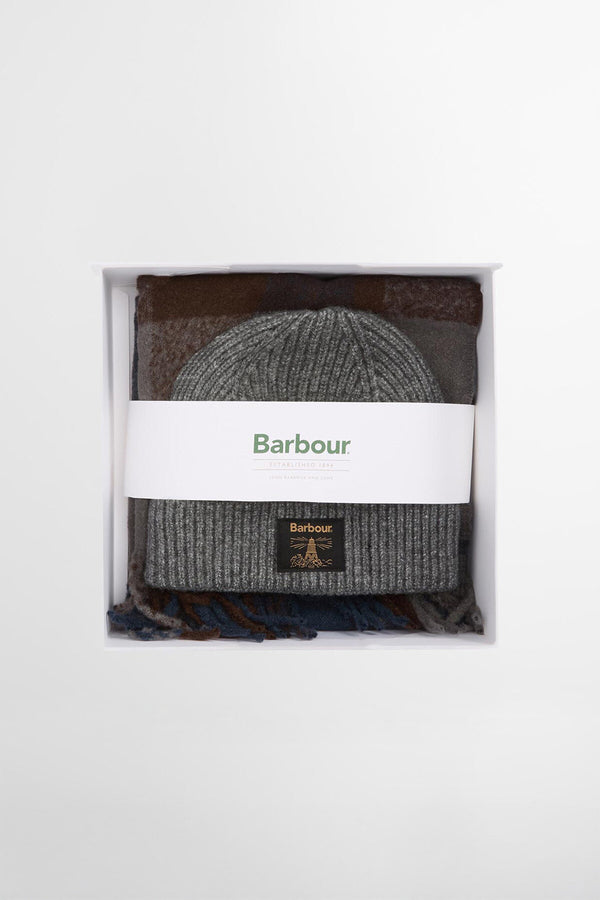 Barbour Westerdale Beanie and Scarf Gift Set
