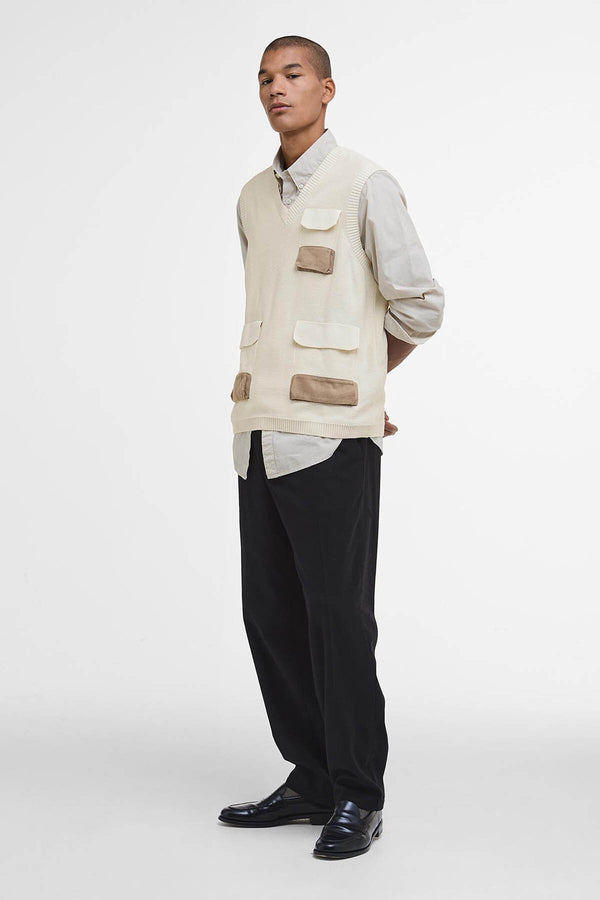 Barbour x TO KI TO Multi-Pocket Sweater Vest