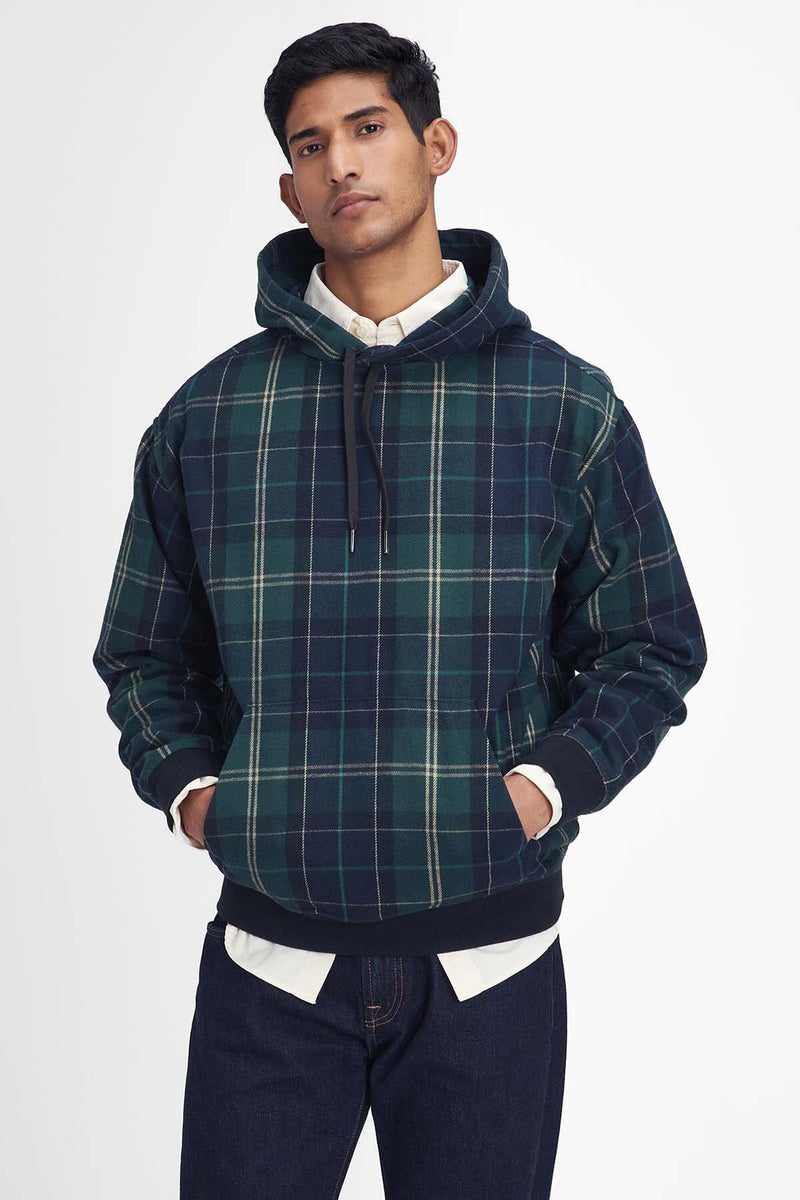 Barbour Brough Tartan Hoodie