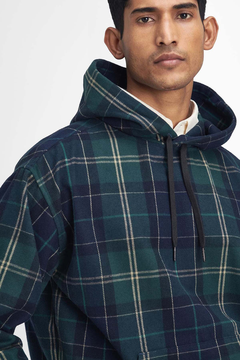 Barbour Brough Tartan Hoodie