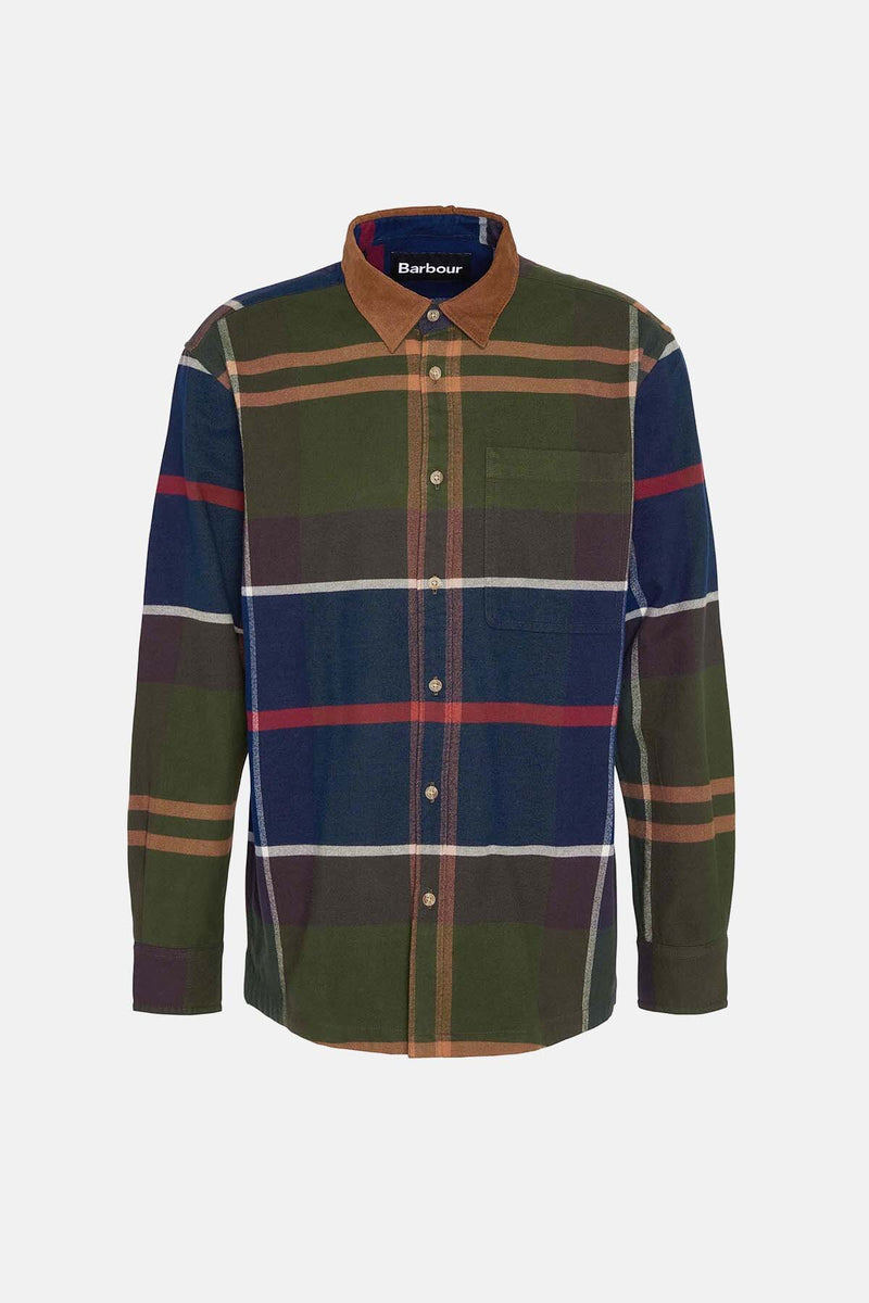 Barbour Bushlane Oversized Long-Sleeved Tartan Shirt