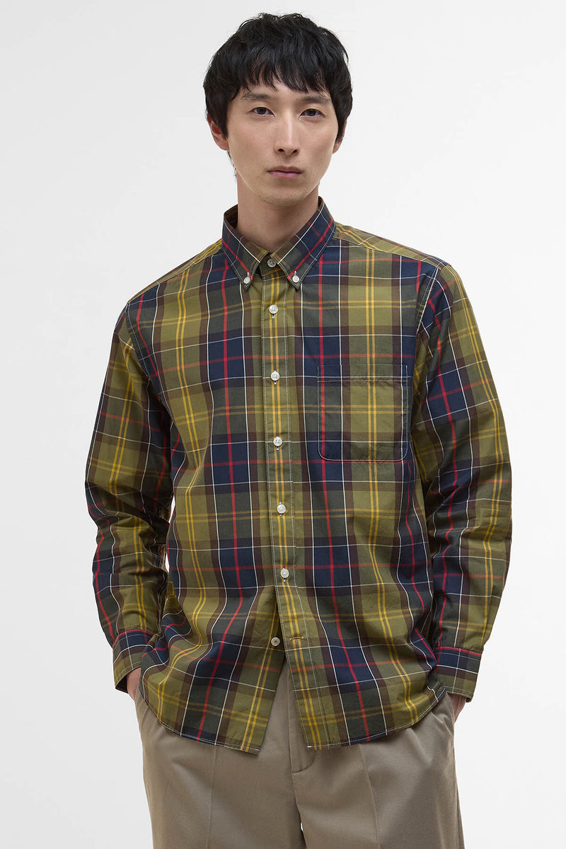 Taggon Tartan Oversized Shirt