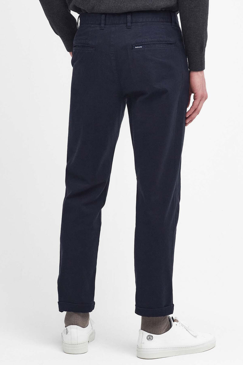 Washed Stretch Tailored Trousers