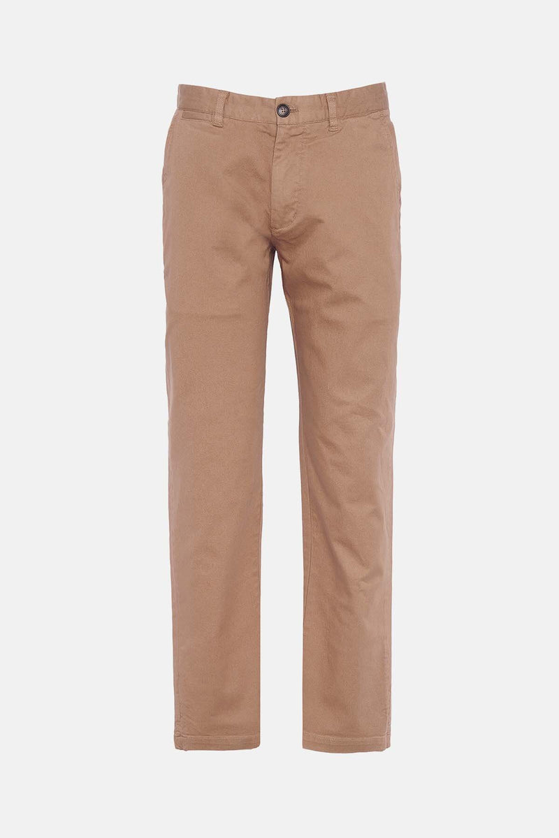 Washed Stretch Tailored Trousers