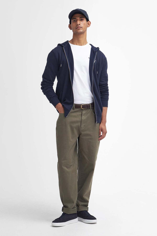 Washed Stretch Regular Trousers