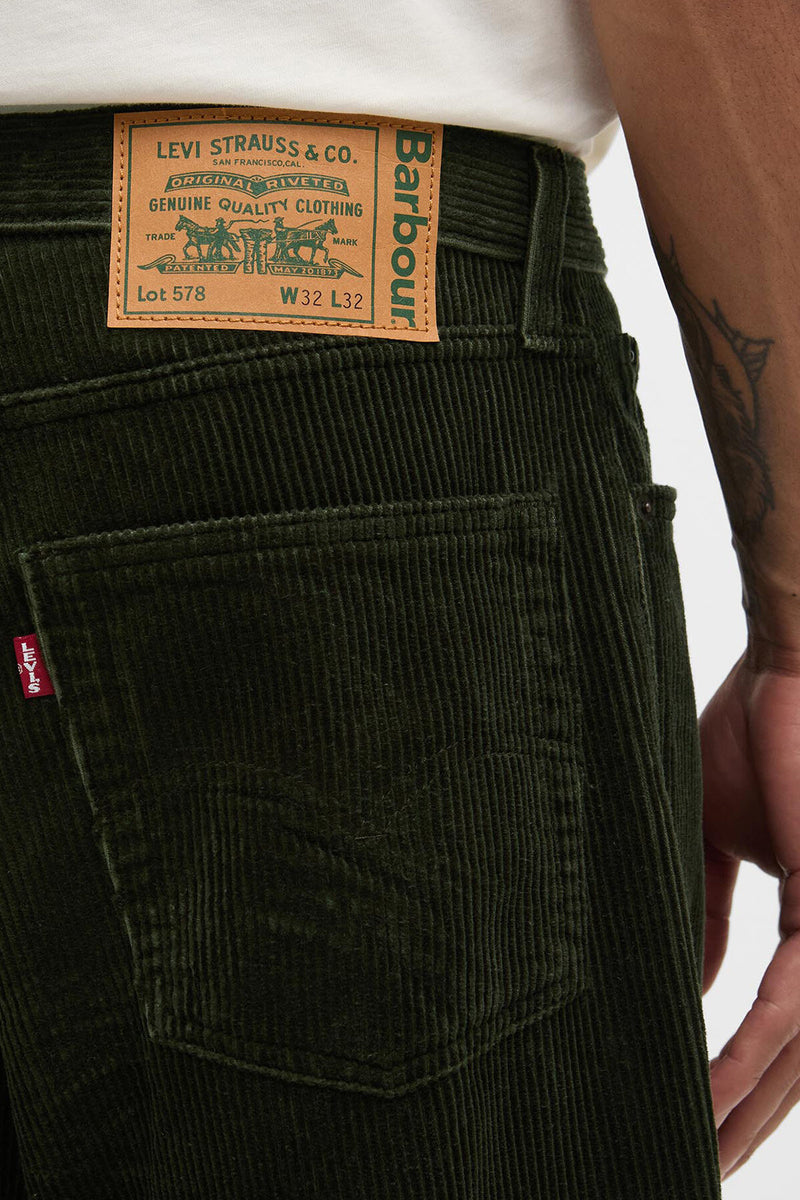 Barbour x Levi's 578 Pleated Pant