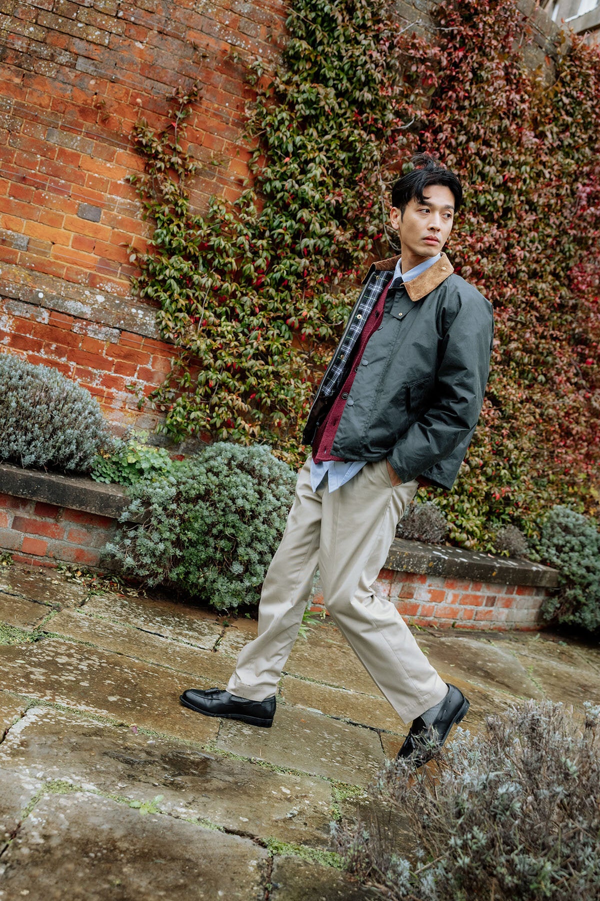 Barbour 130th Anniversary Transport Waxed Jacket Sage by Barbour