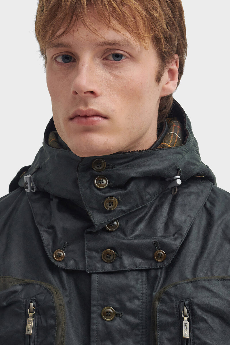 Barbour x TO KI TO Outland Waxed Jacket