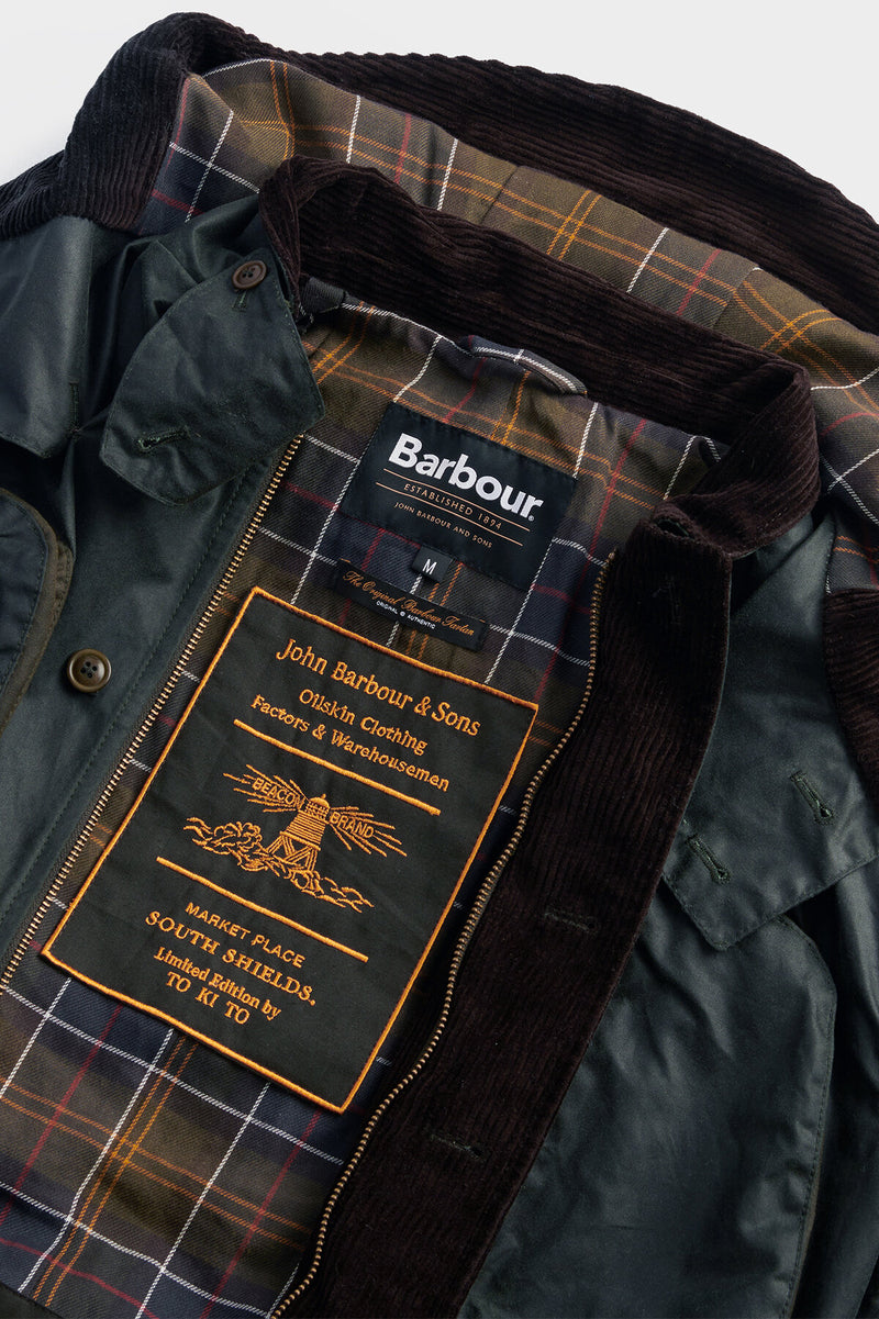 Barbour x TO KI TO Outland Waxed Jacket