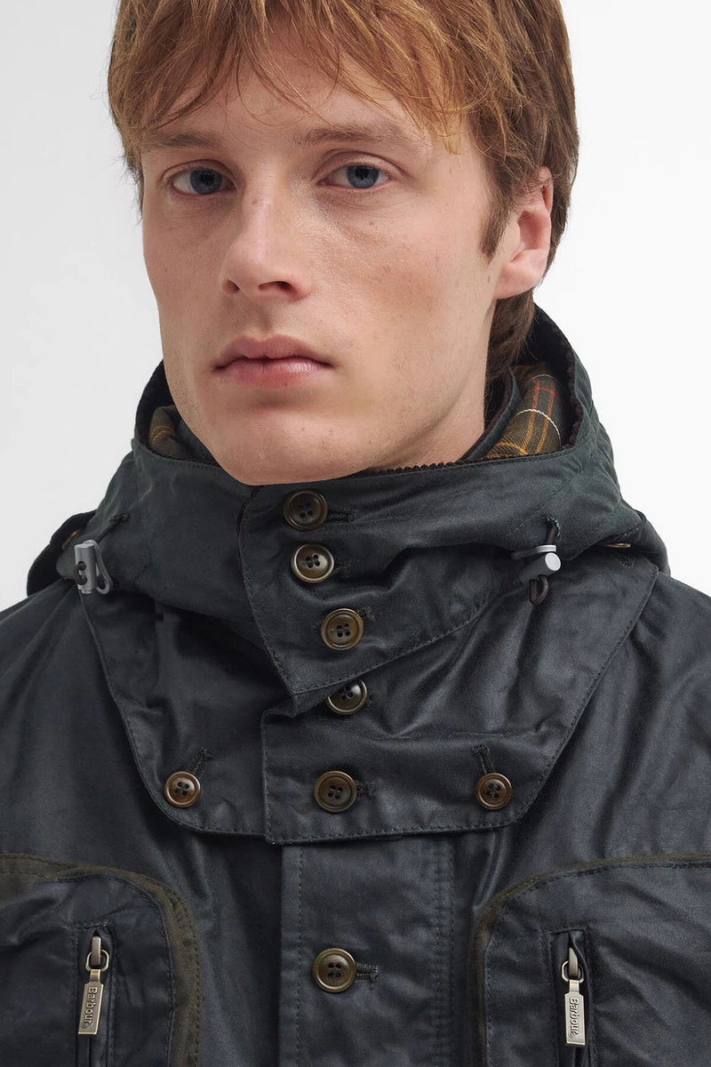 Barbour x TO KI TO Outland Waxed Jacket