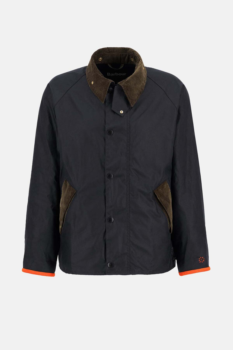 Barbour x Flower Mountain Oversized Transport Waxed Jacket