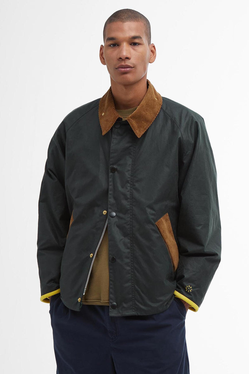 Barbour x Flower Mountain Oversized Transport Waxed Jacket