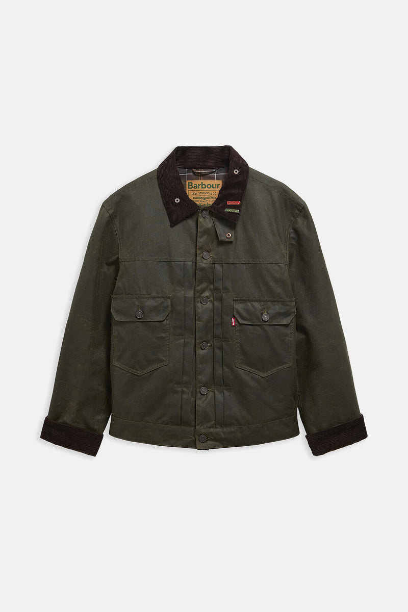 Barbour x Levi's Type Ii Wax Jkt
