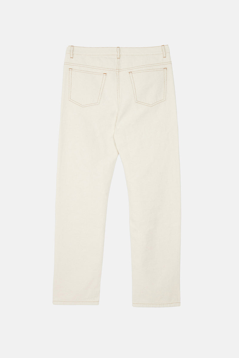 Straight leg cut jeans