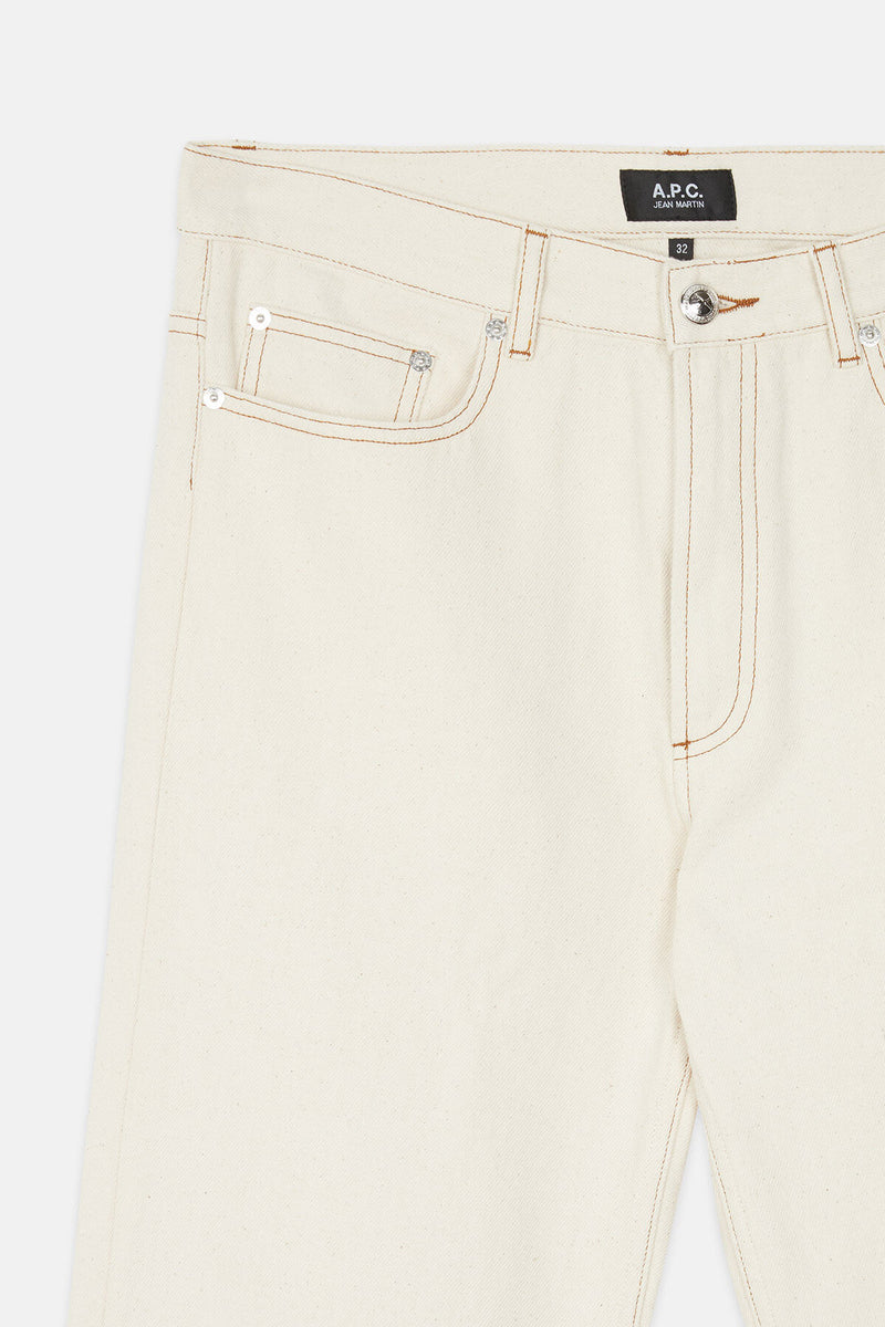 Straight leg cut jeans