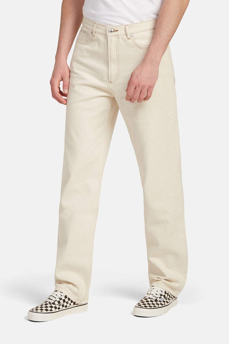Straight leg cut jeans