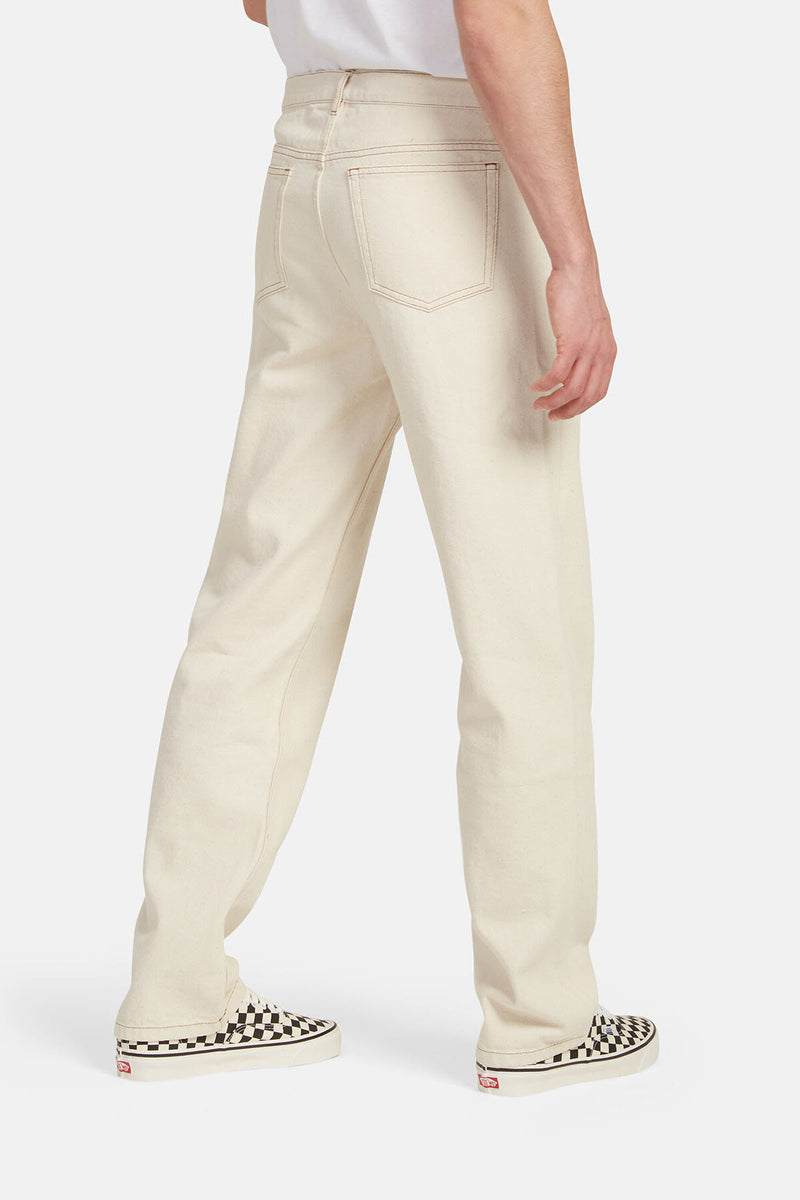 Straight leg cut jeans