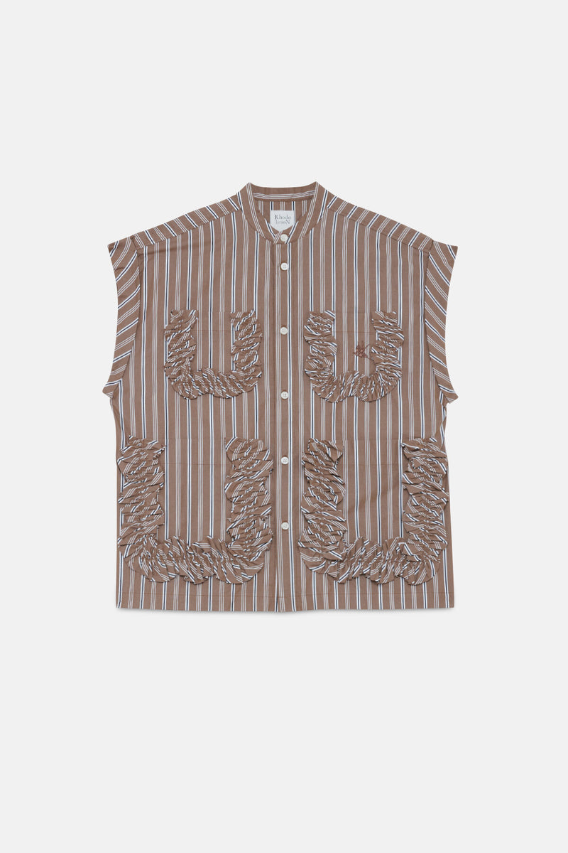 Typewriter Frill Shirt