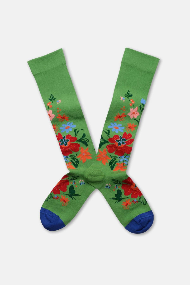 Flower Forest Socks