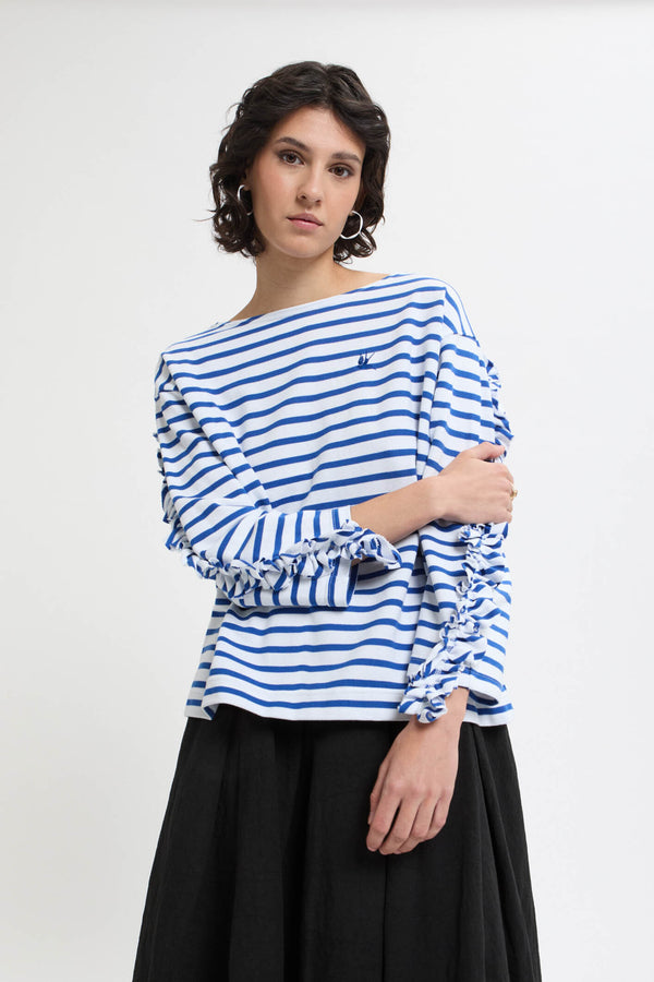 Swallow Frill Basque Shirt