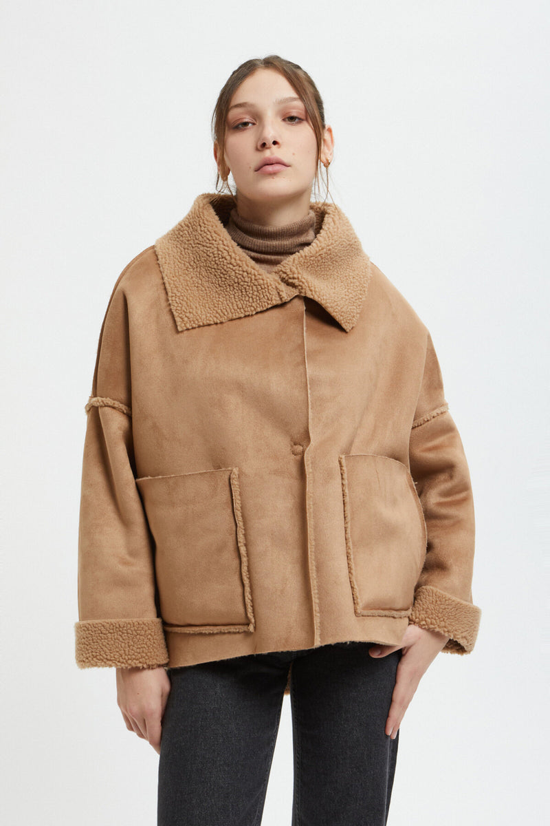 Ecoshearling Reversible Jacket