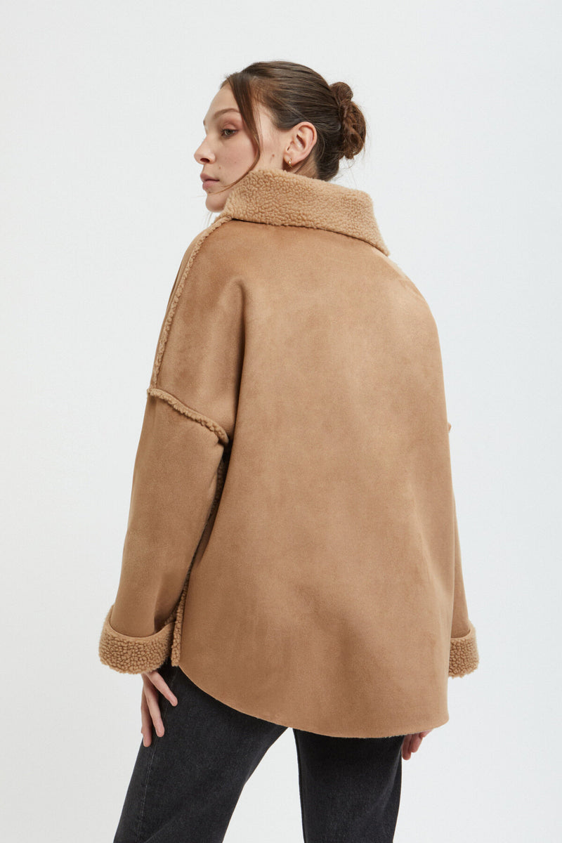 Ecoshearling Reversible Jacket