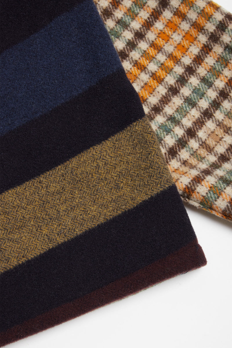 Wool Patchwork Overshirt