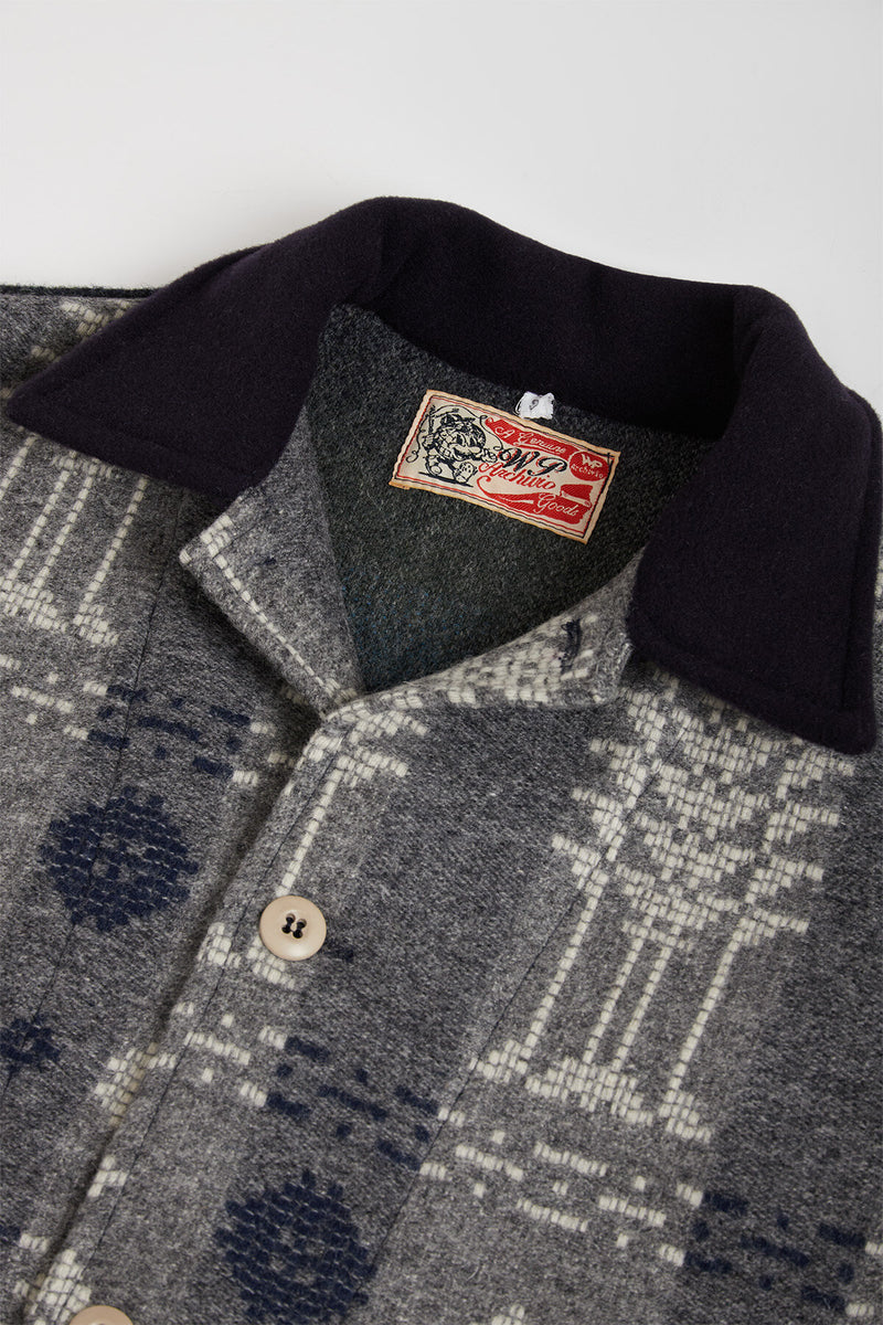 Wool Patchwork Overshirt