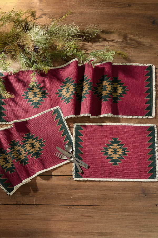Black Bear Red Dawn Placemat