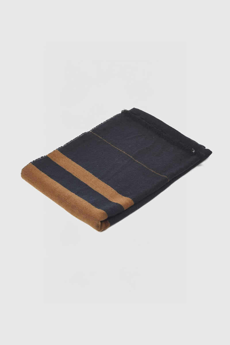 Oscar Throw Black Stripe