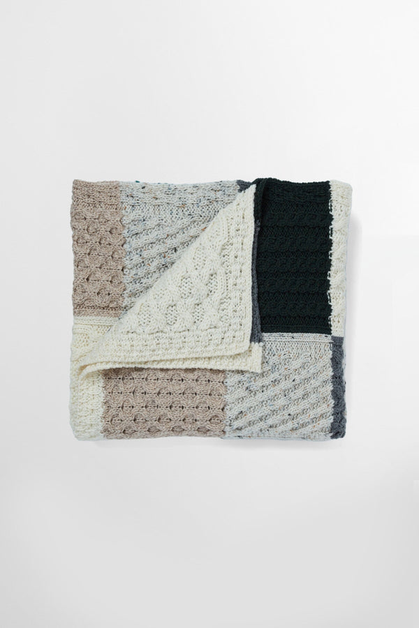 Killala Aran Intarsia Blanket 850