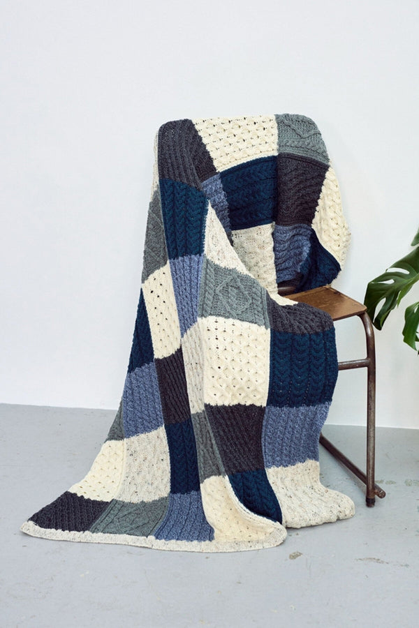 Killala Aran Intarsia Blanket 854