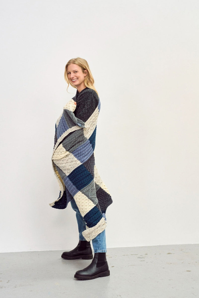 Killala Aran Intarsia Blanket 854