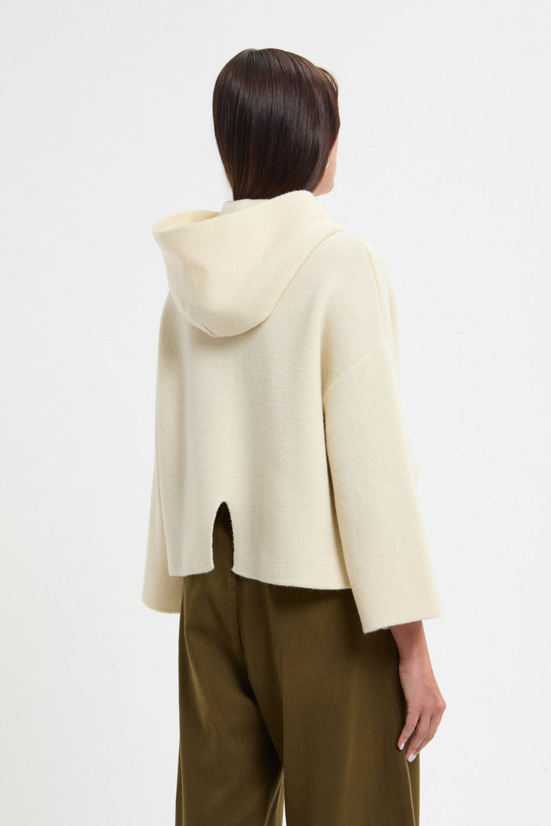 Short wool jacket