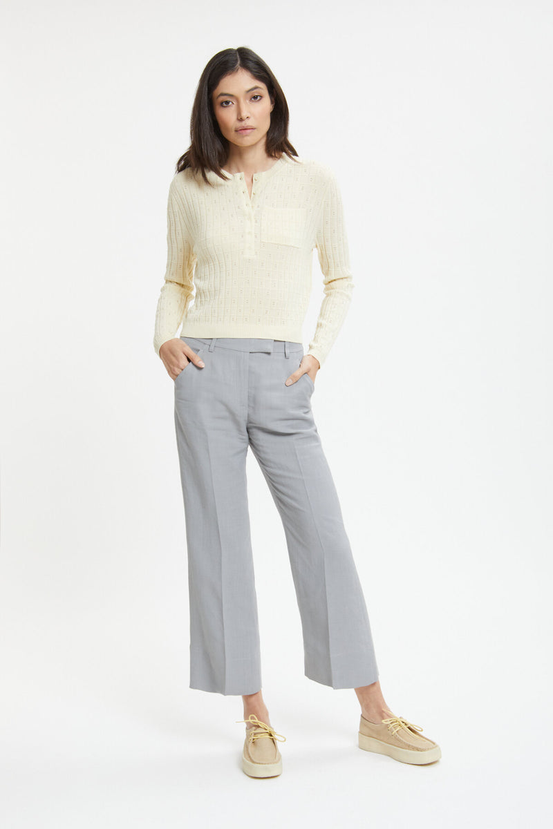 Sornia Cotton Crepe Sweater