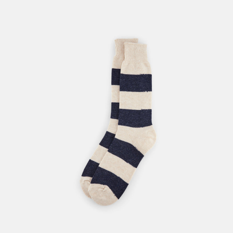 Wool Cashmere Stripes Socks