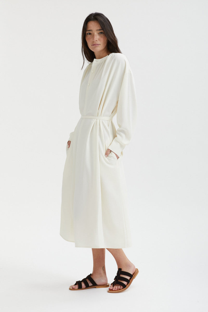 Gathered Midi Dress