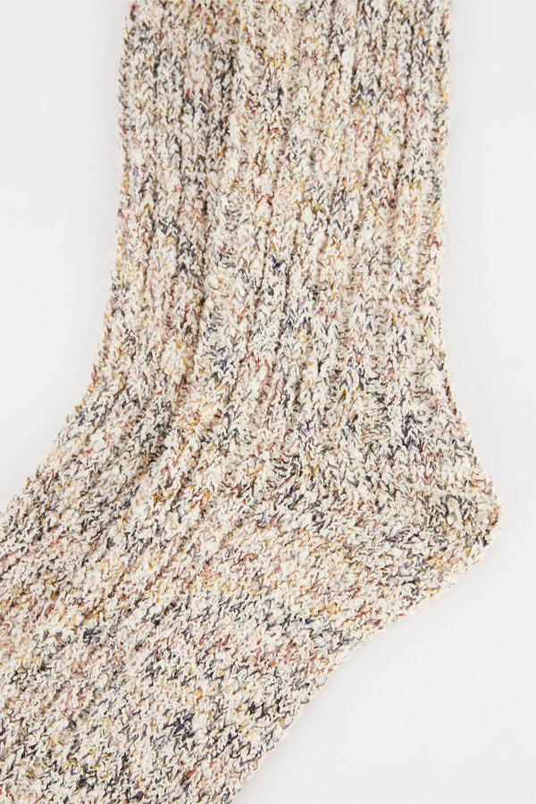 Kasuri Slub Socks