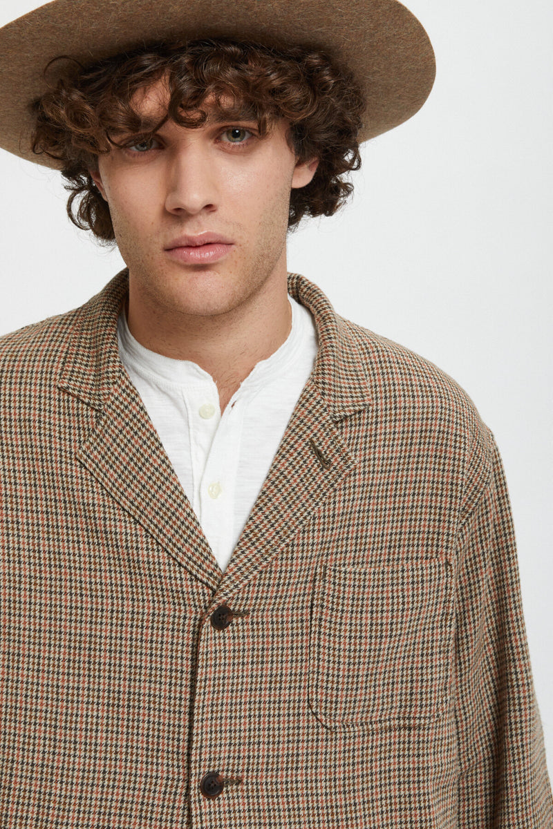 4B Cuffs Jacket Wool Linen