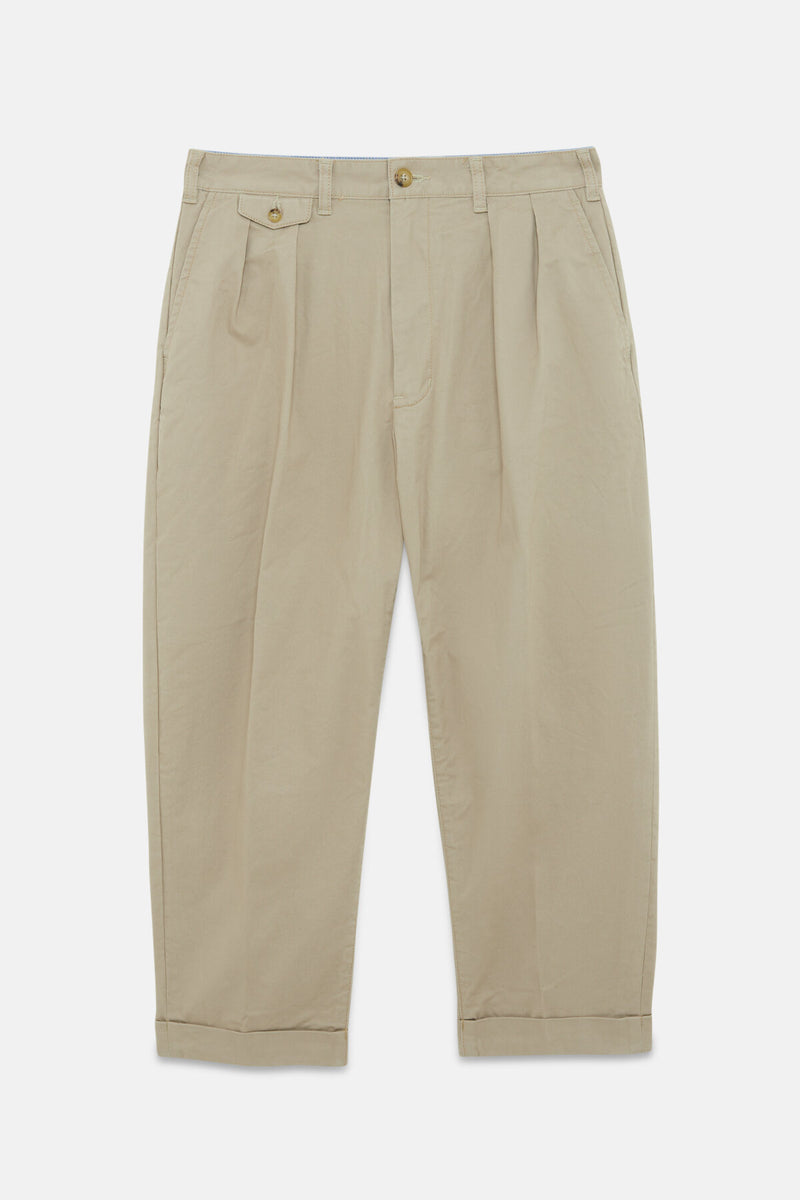 2 Pleats Twill Pants