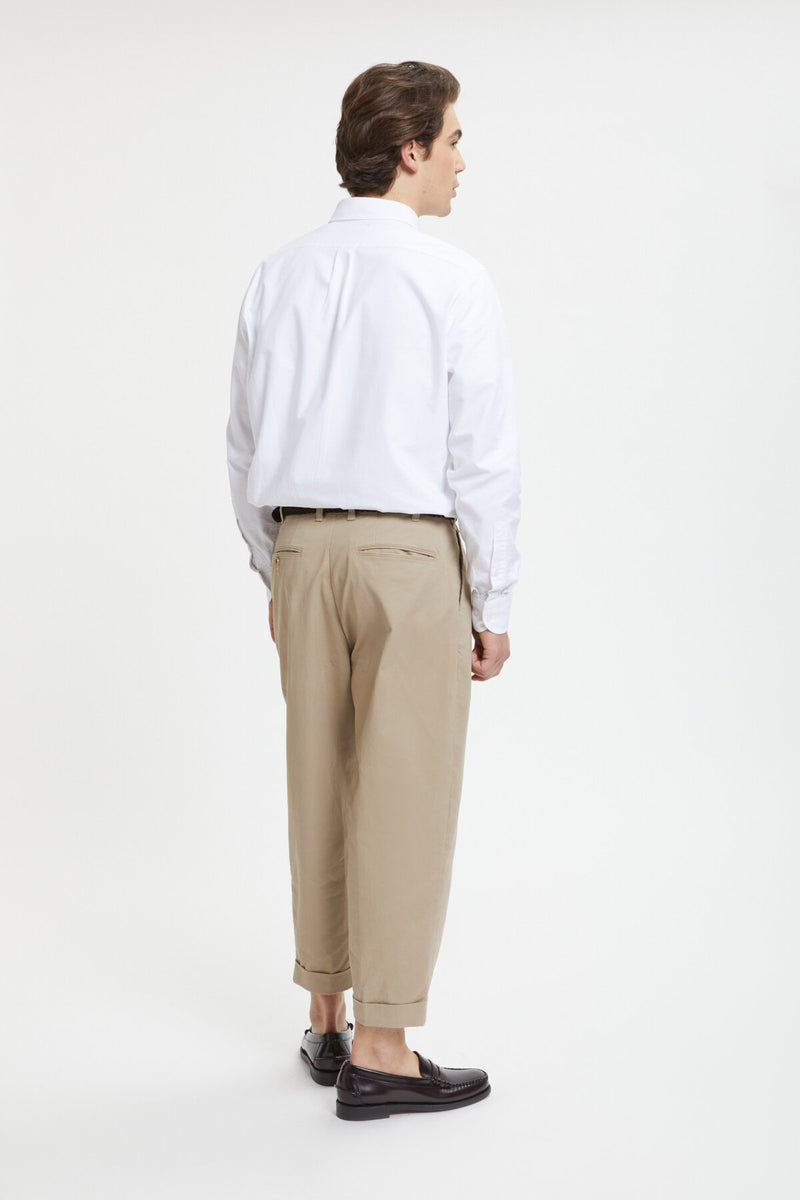 2 Pleats Twill Pants