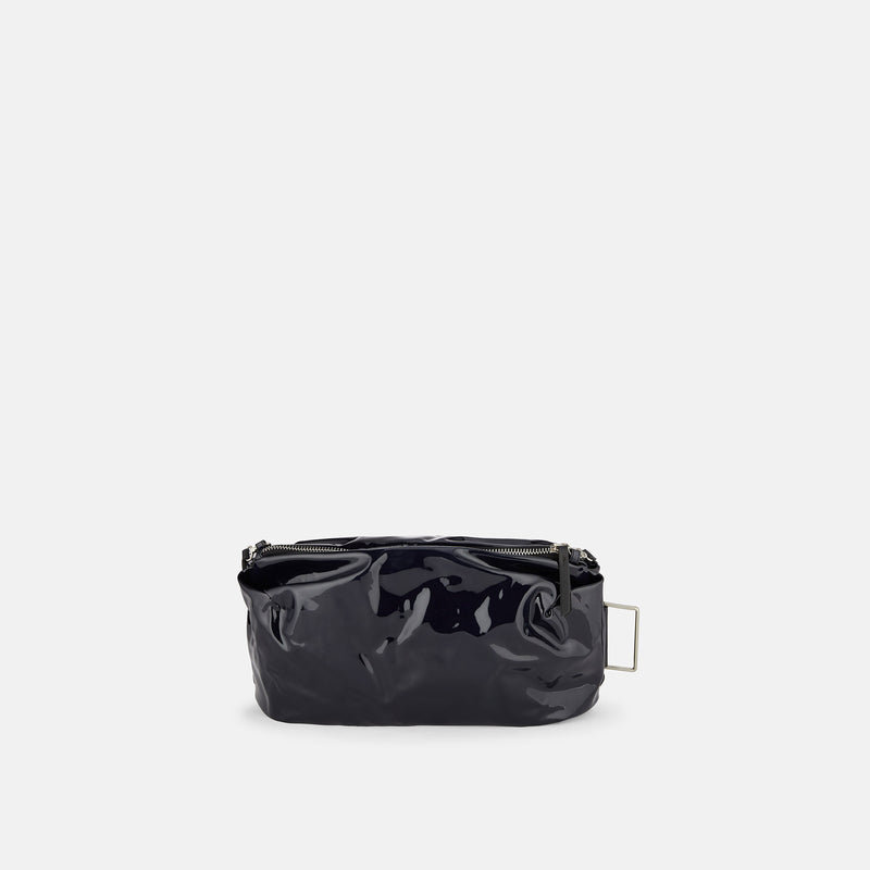 Patent leather handbag