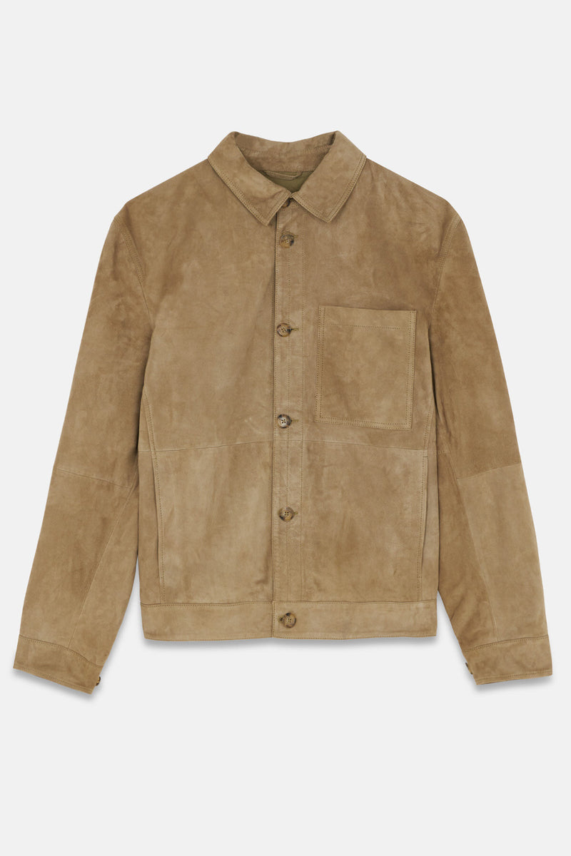 Suede Overshirt