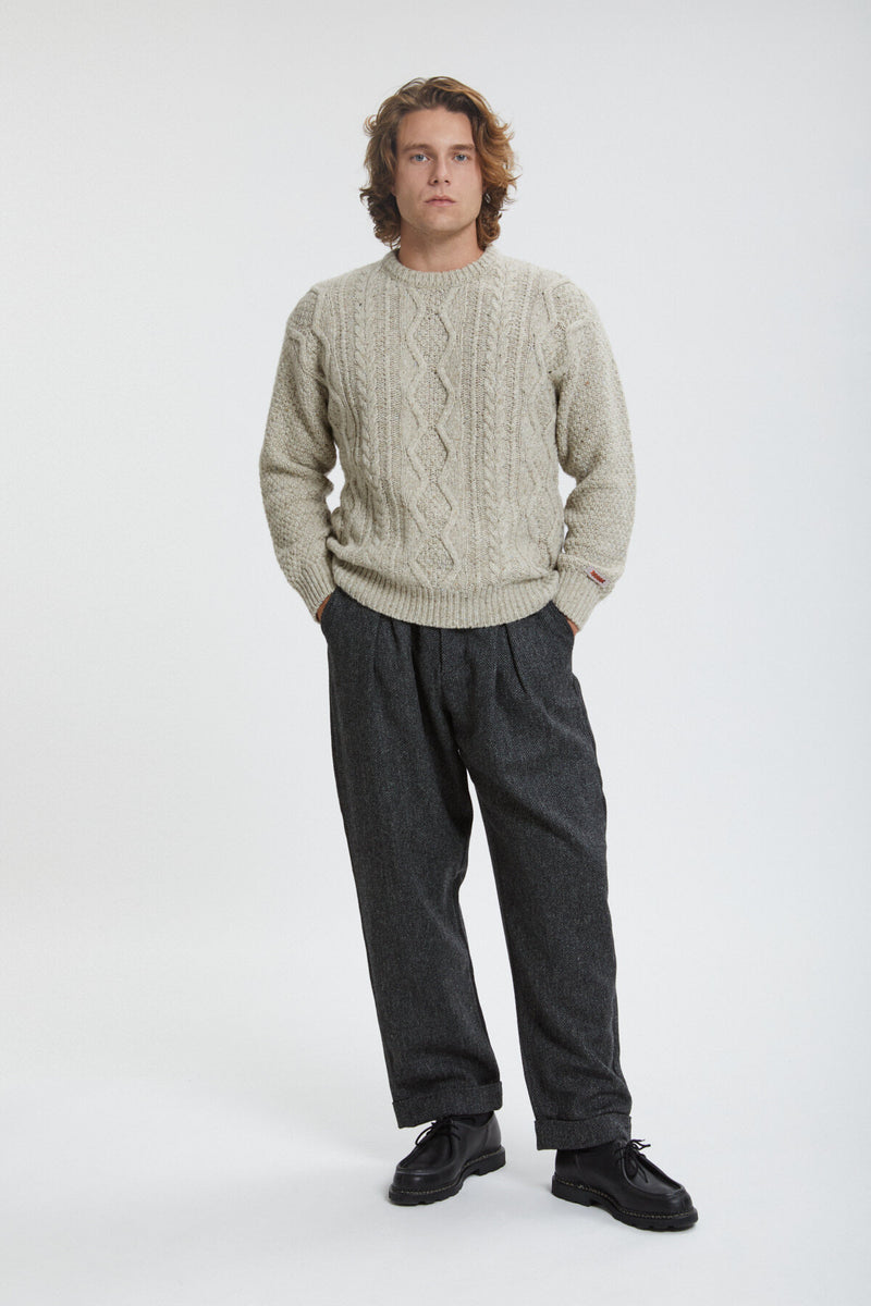 Four Climes Herringbone Bermuda Trousers